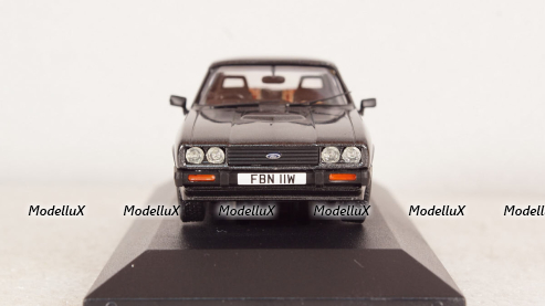 Ford Capri MkIII 3.0 S mattgrey/silver, Vanguards 1:43