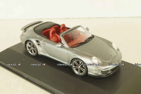 Porsche 911 (997) Turbo Cabriolet 2009, grey, 7114021, Atlas 1:43
