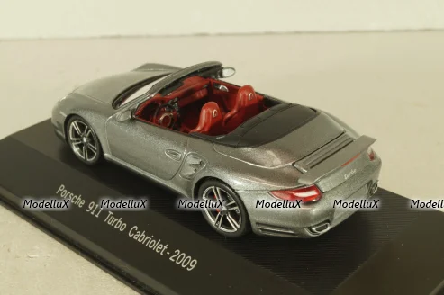 Porsche 911 (997) Turbo Cabriolet 2009, grey, 7114021, Atlas 1:43