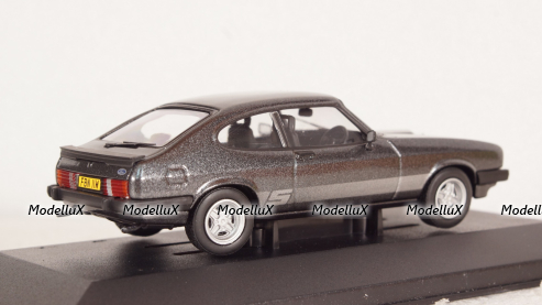 Ford Capri MkIII 3.0 S mattgrey/silver, Vanguards 1:43