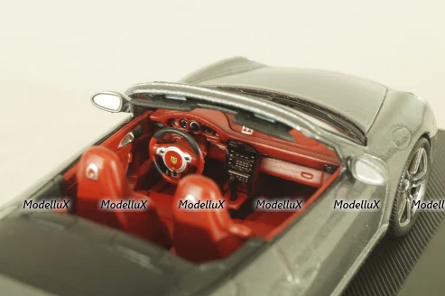 Porsche 911 (997) Turbo Cabriolet 2009, grey, 7114021, Atlas 1:43