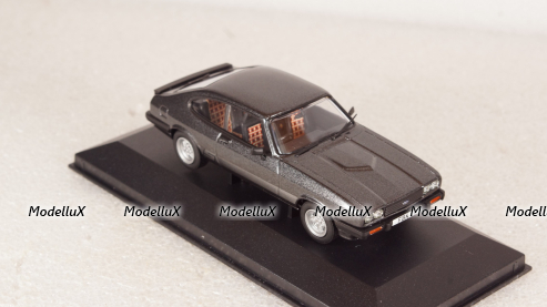 Ford Capri MkIII 3.0 S mattgrey/silver, Vanguards 1:43