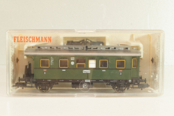 Вагон пассажирский 2/3 класс, тип B 3 tr  (# 37 919), 2-х осный, DRG, Epoche II (1920 - 1950), зеленый, 5066, Fleischman 1:87 (HO)