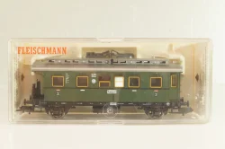 Вагон пассажирский 2/3 класс, тип B 3 tr  (# 37 919), 2-х осный, DRG, Epoche II (1920 - 1950), зеленый, 5066, Fleischman 1:87 (HO)