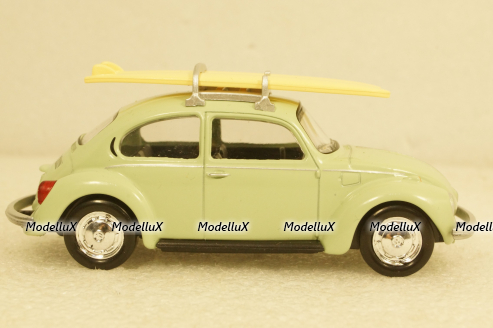 Volkswagen Beetle Coccinelle 1973 with surfing board, 430401-3, Norev 1:43