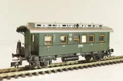 Вагон пассажирский 2/3 класс, тип B 3 tr  (# 37 919), 2-х осный, DRG, Epoche II (1920 - 1950), зеленый, 5066, Fleischman 1:87 (HO)
