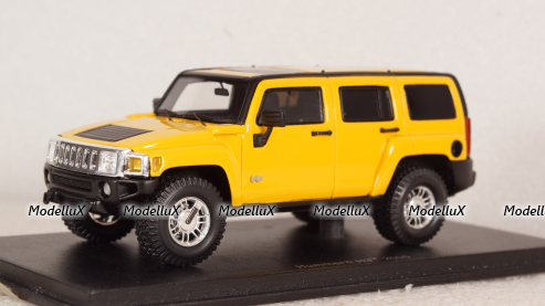Hummer H3 2006, yellow, S0874, Spark 1:43 Уценка!