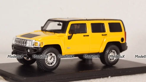 Hummer H3 2006, yellow, S0874, Spark 1:43 Уценка!