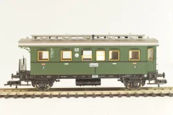 Вагон пассажирский 2/3 класс, тип B 3 tr  (# 37 919), 2-х осный, DRG, Epoche II (1920 - 1950), зеленый, 5066, Fleischman 1:87 (HO)