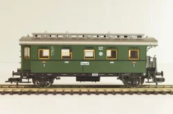 Вагон пассажирский 2/3 класс, тип B 3 tr  (# 37 919), 2-х осный, DRG, Epoche II (1920 - 1950), зеленый, 5066, Fleischman 1:87 (HO)
