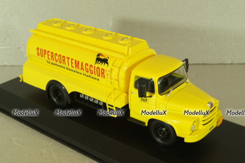 Fiat C 40 N fuel tanker AGIP 1958, yelliw, Altaya 1:43