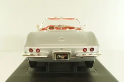 Chevrolet Corvette (C1) Convertible 1962, silver, 36833, ERTL 1:18 Уценка!