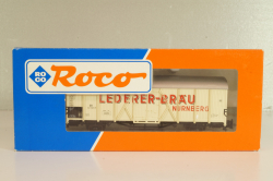Вагон-рефрижератор пивоварни "Lederer-Bräu" (# 521 601), 2-х осный, DB, Epoche III (1949 - 1970), белый, 46236, Roco 1:87 (HO)