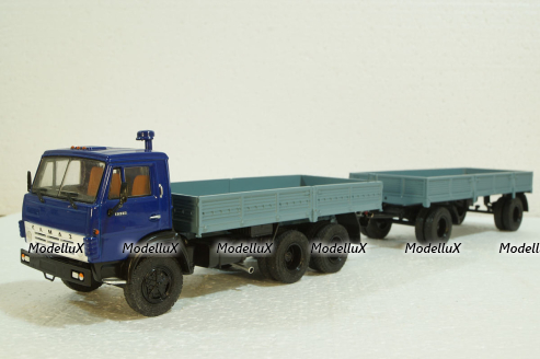 Камаз-5320 с п/прицепом ГБК-8350, 102071, ПАО Камаз 1:43