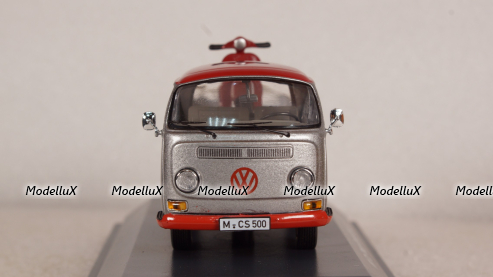 Volkswagen T2a pickup Vintage Scooter Service with PX, Schuco 1:43