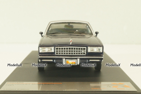 Chevrolet Monte Carlo 1981, blue, PRD590, Premium X 1:43