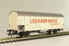 Вагон-рефрижератор пивоварни "Lederer-Bräu" (# 521 601), 2-х осный, DB, Epoche III (1949 - 1970), белый, 46236, Roco 1:87 (HO)