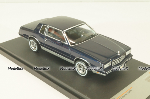 Chevrolet Monte Carlo 1981, blue, PRD590, Premium X 1:43