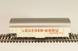 Вагон-рефрижератор пивоварни "Lederer-Bräu" (# 521 601), 2-х осный, DB, Epoche III (1949 - 1970), белый, 46236, Roco 1:87 (HO)