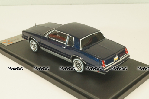 Chevrolet Monte Carlo 1981, blue, PRD590, Premium X 1:43