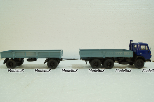 Камаз-5320 с п/прицепом ГБК-8350, 102071, ПАО Камаз 1:43