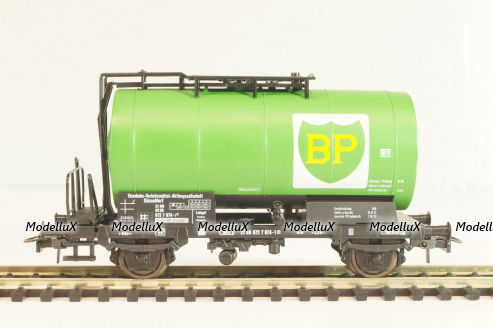 Вагон цистерна "BP" (number 072 7 874-1), 2-х осный DB, Epoche IV (1965 - 1990), зеленый, 4336D, Roco 1:87 (HO)