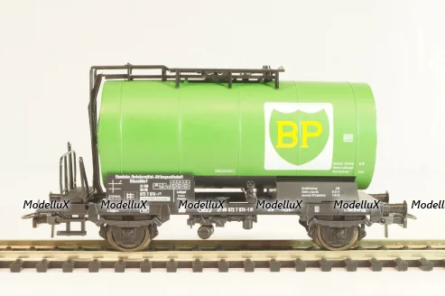 Вагон цистерна "BP" (number 072 7 874-1), 2-х осный DB, Epoche IV (1965 - 1990), зеленый, 4336D, Roco 1:87 (HO)