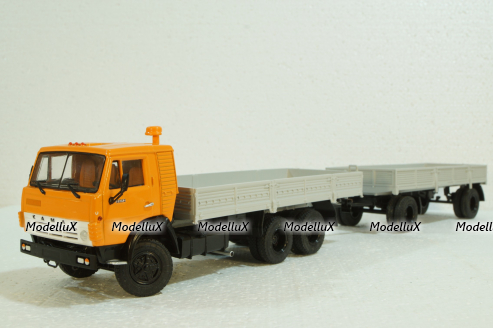 Камаз-53212 с п/прицепом ГБК-8350, 102088, ПАО Камаз 1:43