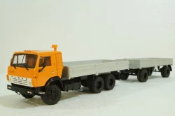 Камаз-53212 с п/прицепом ГБК-8350, 102088, ПАО Камаз 1:43