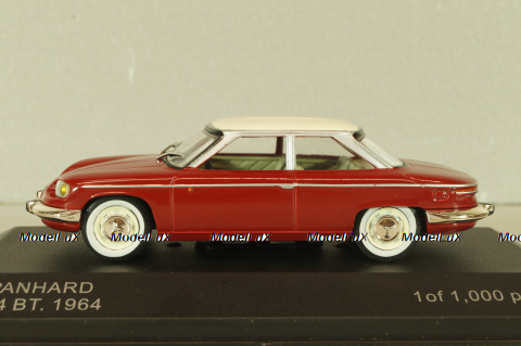 Panhard 24 BT 1964, red, WB112, WhiteBox 1:43