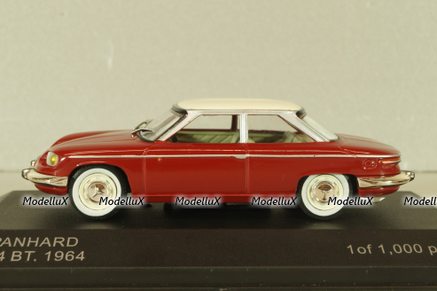Panhard 24 BT 1964, red, WB112, WhiteBox 1:43