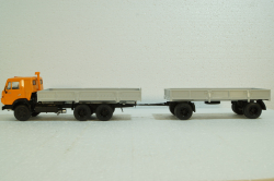 Камаз-53212 с п/прицепом ГБК-8350, 102088, ПАО Камаз 1:43