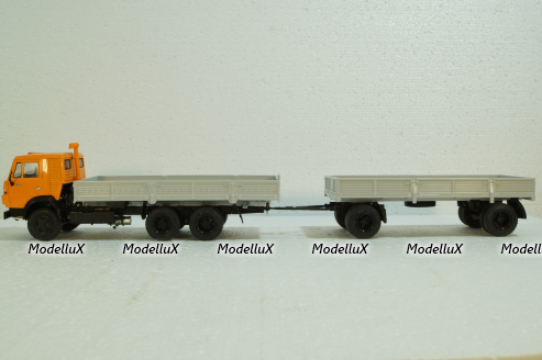 Камаз-53212 с п/прицепом ГБК-8350, 102088, ПАО Камаз 1:43
