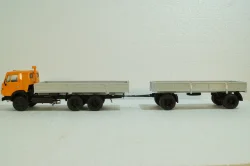 Камаз-53212 с п/прицепом ГБК-8350, 102088, ПАО Камаз 1:43