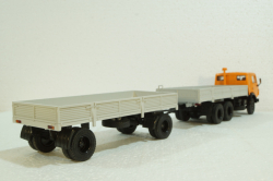 Камаз-53212 с п/прицепом ГБК-8350, 102088, ПАО Камаз 1:43