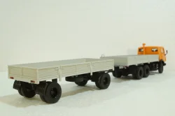 Камаз-53212 с п/прицепом ГБК-8350, 102088, ПАО Камаз 1:43
