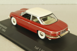 Panhard 24 BT 1964, red, WB112, WhiteBox 1:43