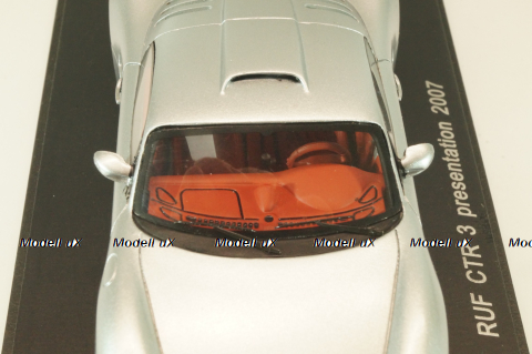 RUF CTR presentation 2007 (Porsche 911), silver, S0714, Spark 1:43
