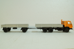 Камаз-53212 с п/прицепом ГБК-8350, 102088, ПАО Камаз 1:43