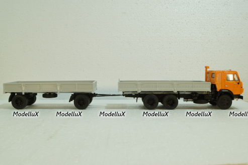 Камаз-53212 с п/прицепом ГБК-8350, 102088, ПАО Камаз 1:43