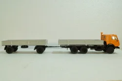 Камаз-53212 с п/прицепом ГБК-8350, 102088, ПАО Камаз 1:43