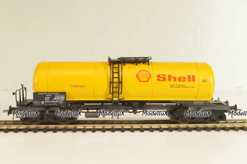 Вагон цистерна "Shell" (number 076 5 354-6), 4-х осный DB, Epoche IV (1965 - 1990), желтый, 4355B, Roco 1:87 (HO)