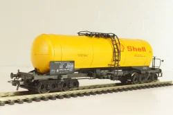 Вагон цистерна "Shell" (number 076 5 354-6), 4-х осный DB, Epoche IV (1965 - 1990), желтый, 4355B, Roco 1:87 (HO)