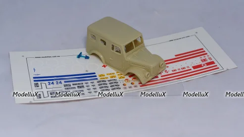 Москвич-434, октябрь 90г., Тантал/Радон  1:43