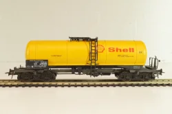 Вагон цистерна "Shell" (number 076 5 354-6), 4-х осный DB, Epoche IV (1965 - 1990), желтый, 4355B, Roco 1:87 (HO)
