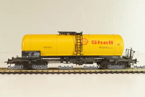 Вагон цистерна "Shell" (number 076 5 354-6), 4-х осный DB, Epoche IV (1965 - 1990), желтый, 4355B, Roco 1:87 (HO)