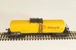 Вагон цистерна "Shell" (number 076 5 354-6), 4-х осный DB, Epoche IV (1965 - 1990), желтый, 4355B, Roco 1:87 (HO)