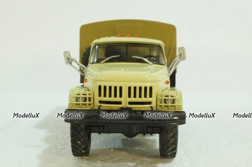 Зил-131 бортовой с тентом, бежевый, 100398.Б,  АвтоИстория 1:43 