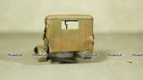 Уаз-3303, белый, Русская миниатюра 1:43