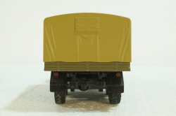 Зил-131 бортовой с тентом, бежевый, 100398.Б,  АвтоИстория 1:43 